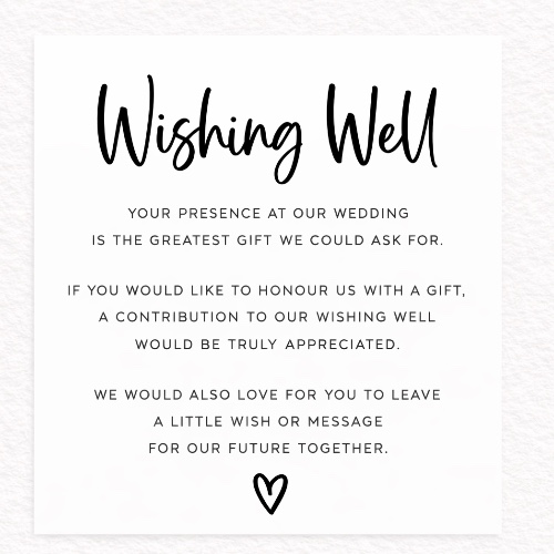 Your Wish in Our Wishing Well