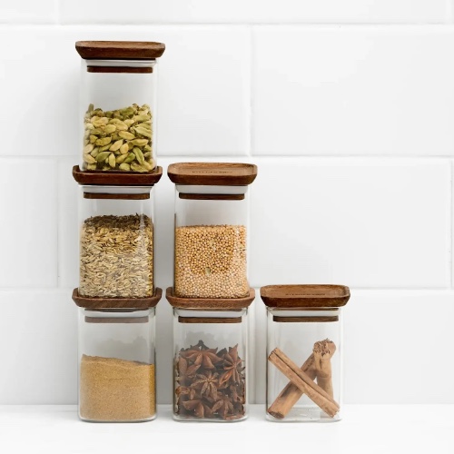 Glass Spice Jars