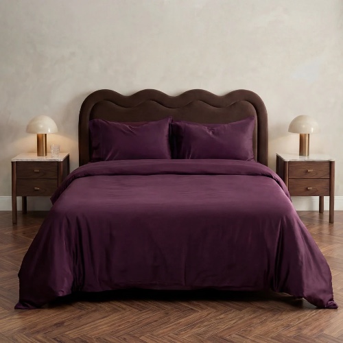 Ecoy Cooling Bamboo Quilt Cover Set - Queen Size