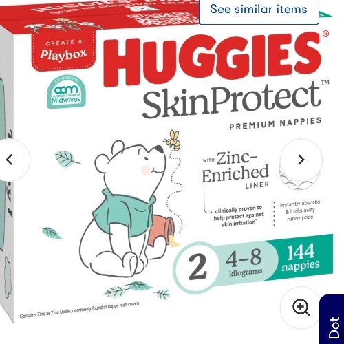 Huggies skin protect nappies
