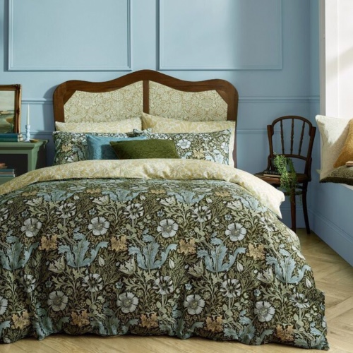 William Morris At Home Compton Cotton Percale Quilt Cover Set