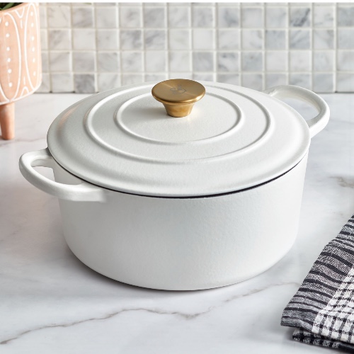 4.3L Round Cast Iron Dutch Oven