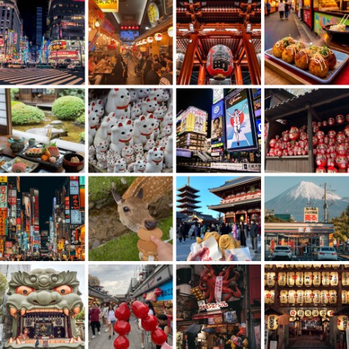 Japan - Travel agency route