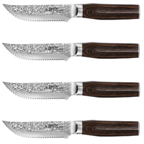 Baccarat Damashiro EMPEROR Japanese Steel 4 Piece Steak Knife Set