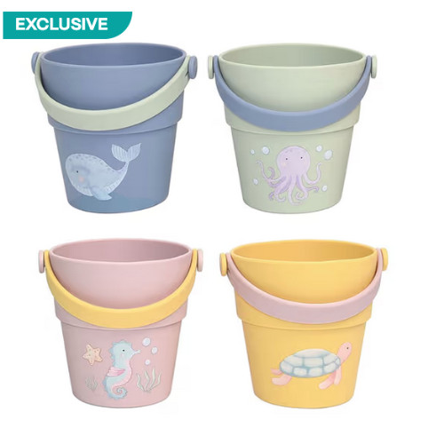 Silicone Bath Buckets 4 Pack