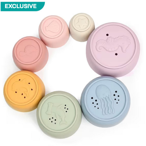 Silicone Stacking Cups