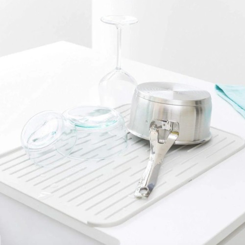 Brabantia Silicone Dish Drying Mat Light Grey