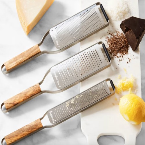 Microplane® Olivewood Master Series Paddle Graters