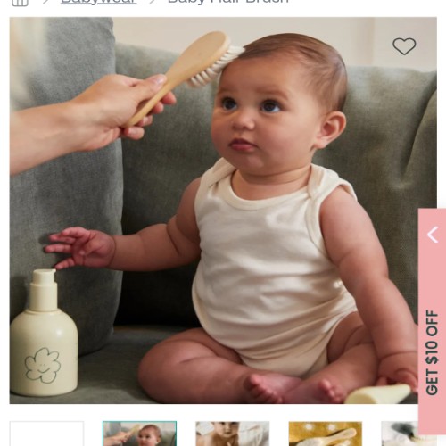 Baby hair brush