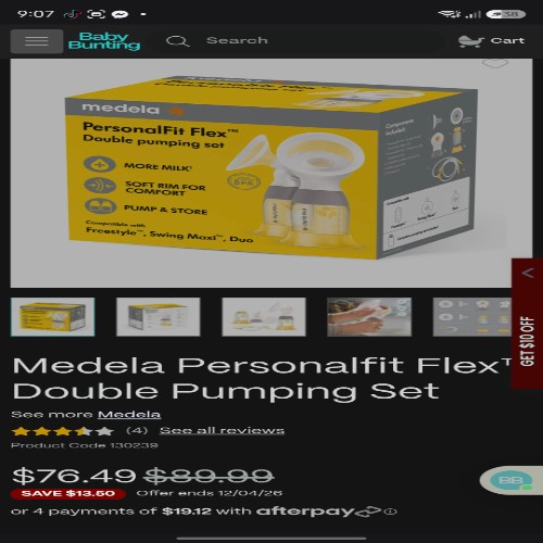 Medela Personalfit Flex™ Double Pumping Set