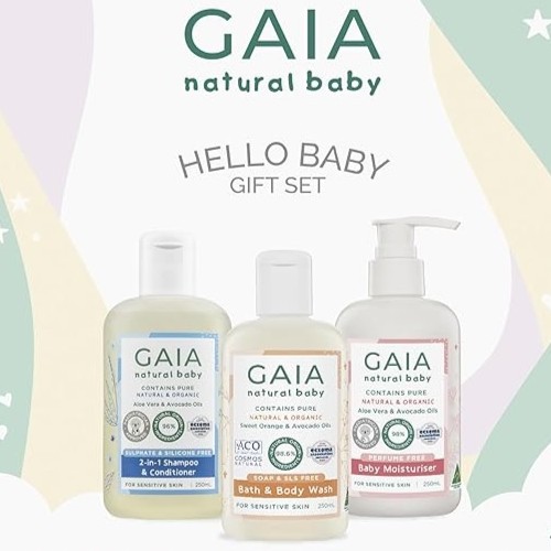 Gaia Natural Baby Hello Baby Gift Set
