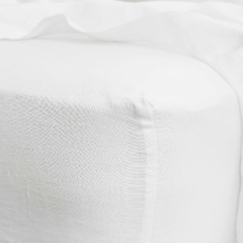 Cultiver Linen Fitted Sheet