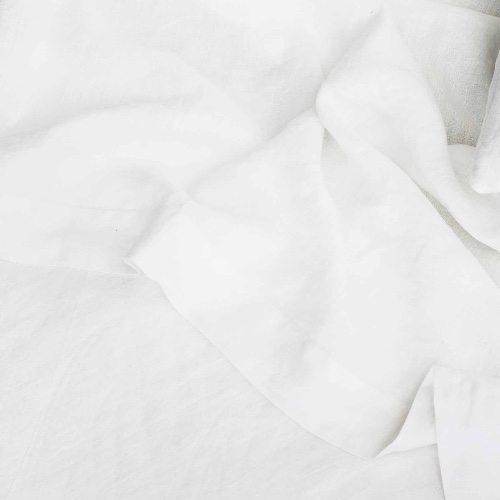 Cultiver Linen Flat Sheet with Border