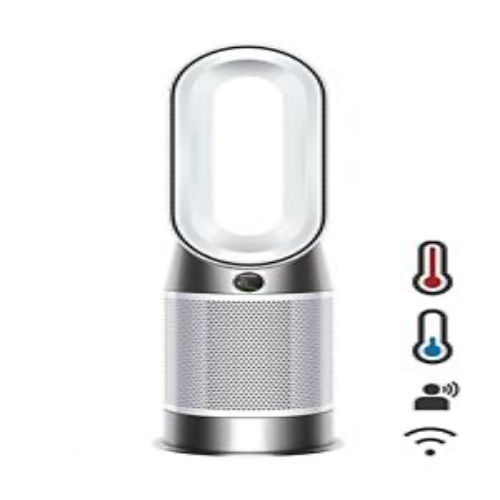 Dyson Pure Hot +Cool™ purifying fan heater (White/Silver)