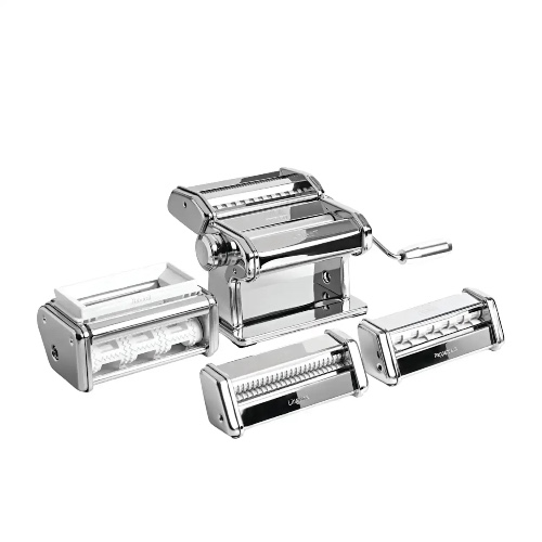 Marcato Atlas Plus Pasta Machine with 6 Shapes Stainless Steel