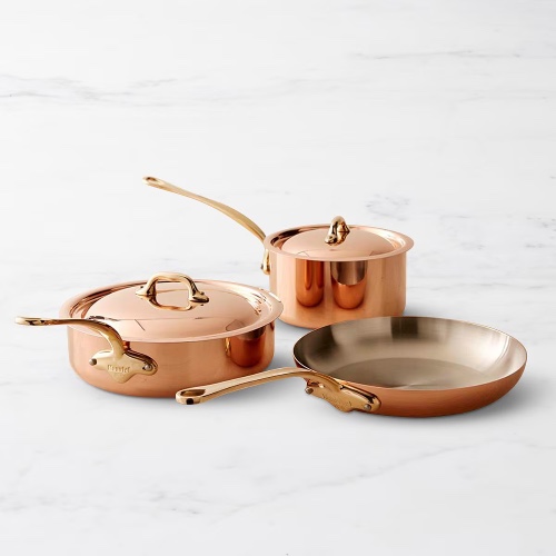 Mauviel M’150B Copper 5-Piece Cookware Set