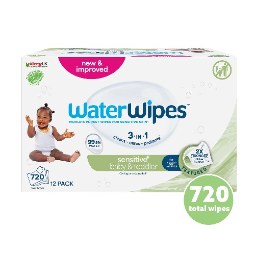 WaterWipes Textured For Toddler Wipes 720 Pack
