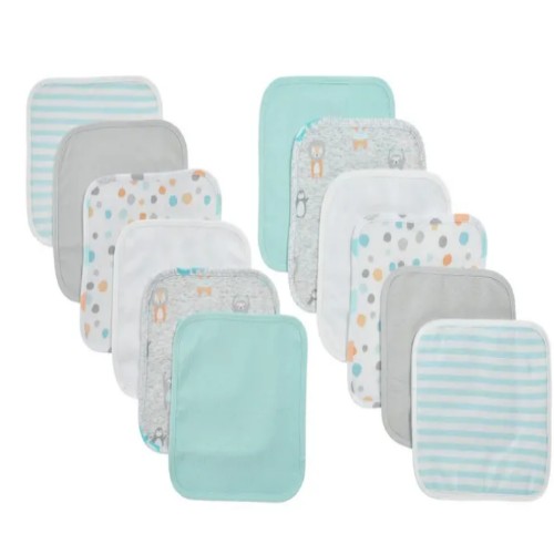4Baby Wash Cloth 12 Pack Little Friends