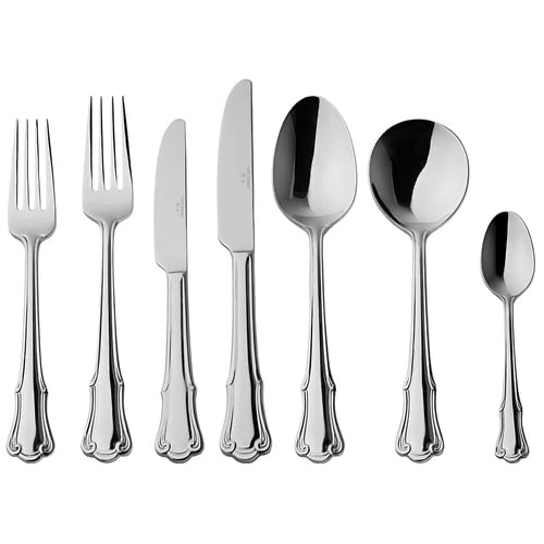 Casa Domani Castello 56 Piece Silver Cutlery Set