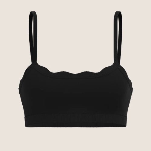 Mumma Milla Leakproof Scallop Bralette - Black