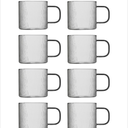 Ecology Infuse Borasilicate Mugs 350ml Set of 8