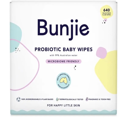 Bunjie baby wipes 640 pack