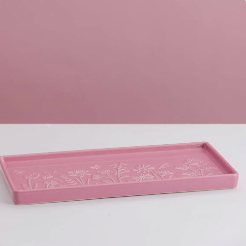 Mason Cash In The Meadow Rectangular Platter 30x15cm Pink