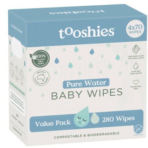 Tooshies Baby Wipes