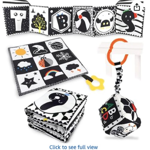 High contrast toys for newborns