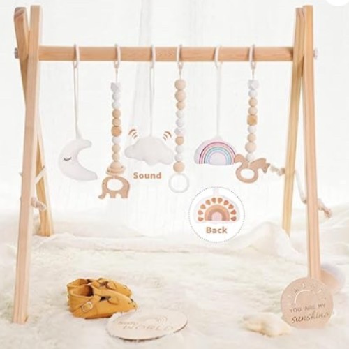 Wooden play gym- amazon