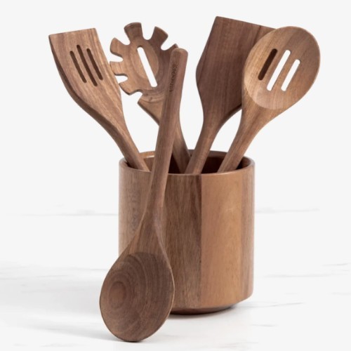 Kitchen Pro Elements Acacia Wood Utensils Set of 6