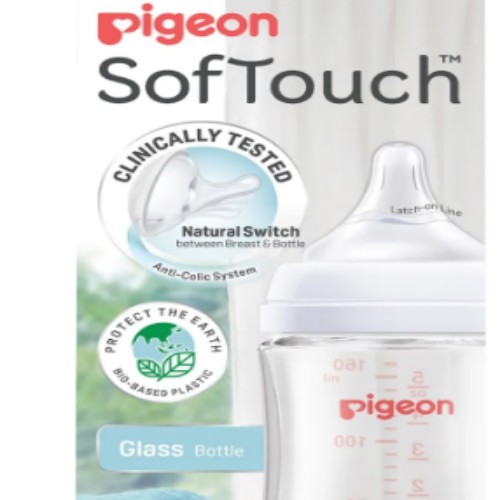 Glass Baby Bottles x6 bottles