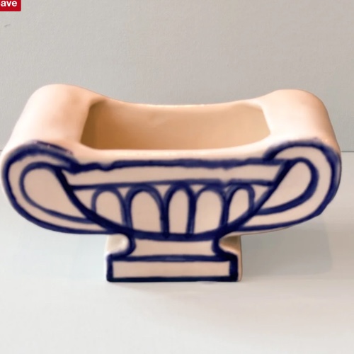 Petite Constance Mantle Vase Blue