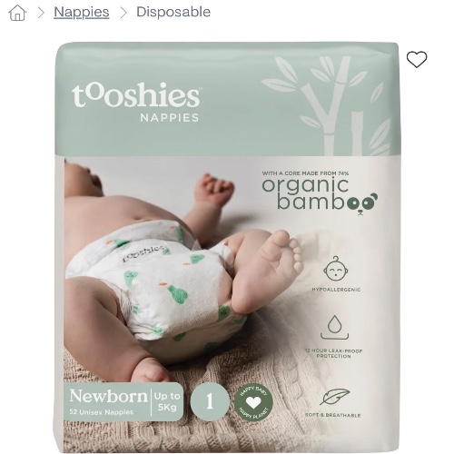 Tooshies nappies