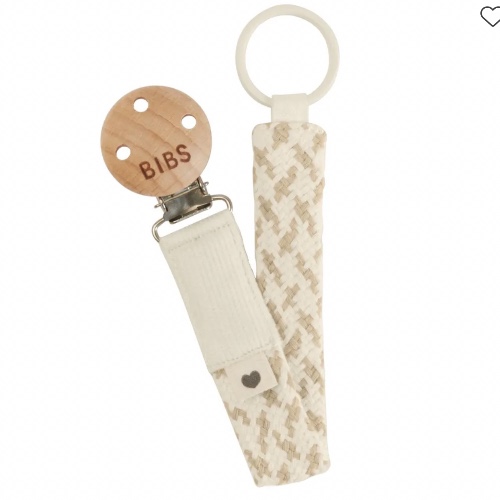 BIBS Pacifer Clip Ivory