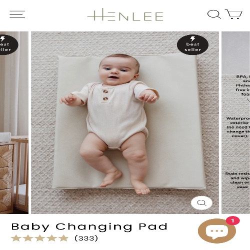 Baby change mat