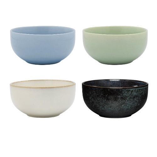 Ecology Element Set of 4 Noodle Bowls 14cm Assorted