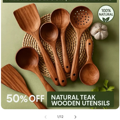 Wooden utensils