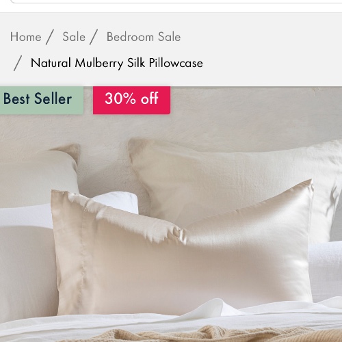 Silk pillow cases