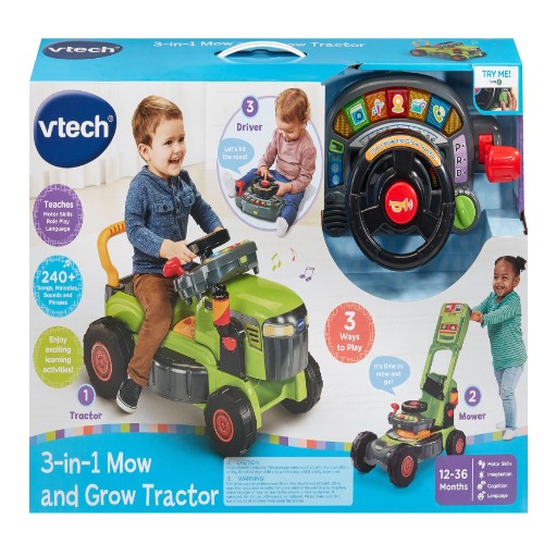 V-Tech Convertible Ride-On Mower