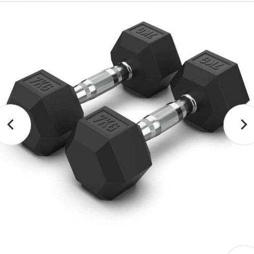 Set of 7kg Dumbbells