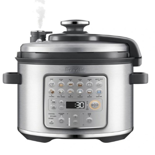 Breville The Fast Slow Go Brushed Cooker BPR680BSS in Stainless Steel