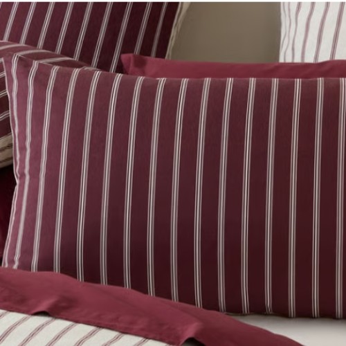 Burgundy Standard Pillowcases