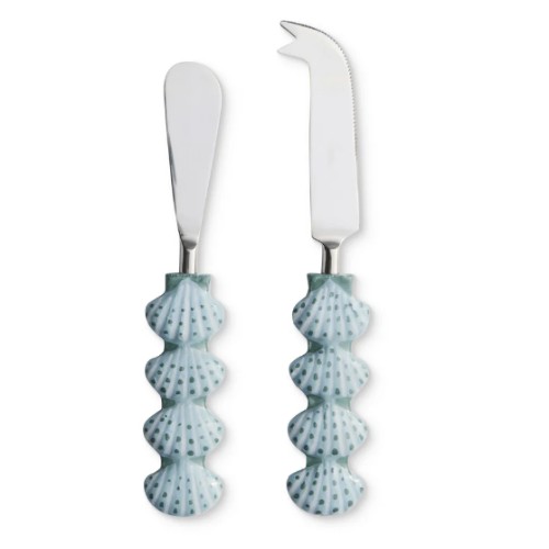 Madras Link Scallop Blue Cheese Knife Set of 2