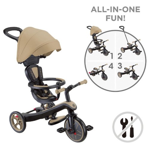 Globber EXPLORER Trike 4 in 1 - Sand - Sand