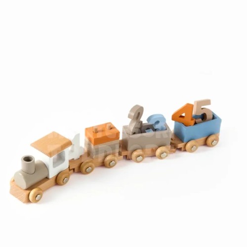 Wooden train track