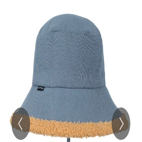 Rib Fleece Lined Bucket Sun Hat - Shadow