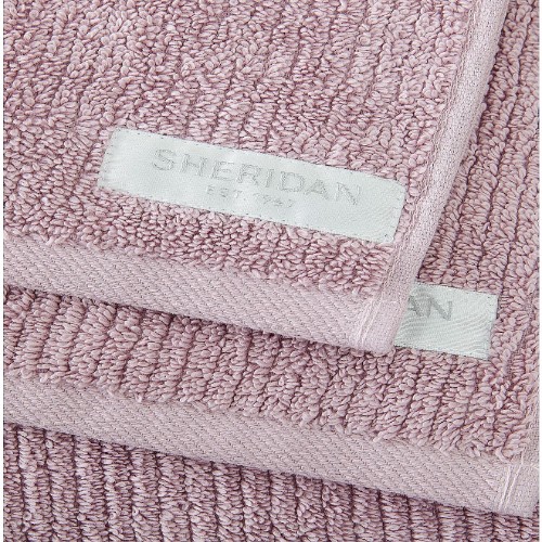 1x Sheridan Living textures bath towel in tulip