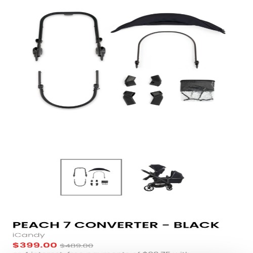 Dual pram adapter