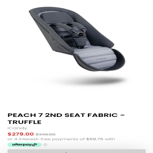 Second seat for pram